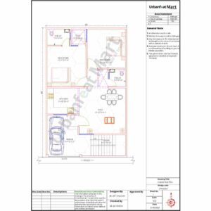 25X40 or 1000 Sqft Single Stroey South Facing Building Design